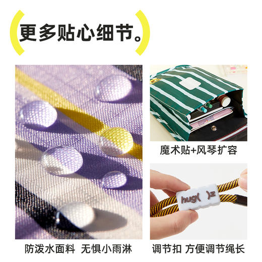 【福利品】【同品牌两件起拍，单件不发】hugz压缩包斜跨单肩证件卡片日常出行分区简易折叠收纳包【HZ】 商品图4