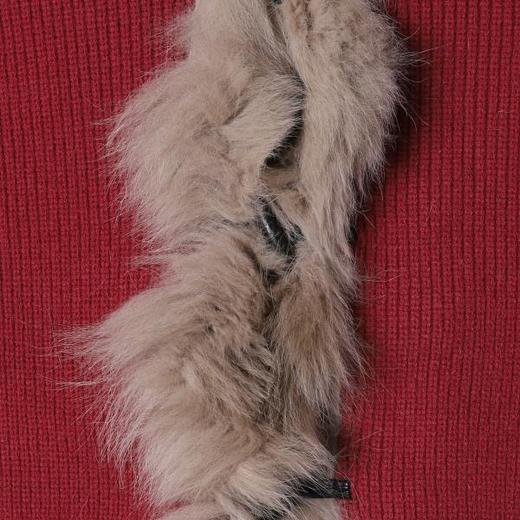 SDSA男士秋冬新款痞帅男装潮牌毛领拼接连帽毛衣慵懒风气质宽松 商品图2