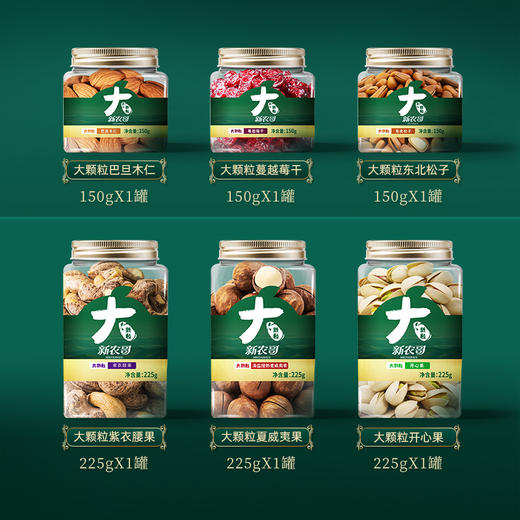 【新农哥】大颗粒环球铭果大颗粒坚果礼盒1125g高档走亲戚食品礼盒 商品图1