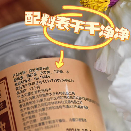 石家庄优选仓库速达，米妮布妲 海红果果丹皮 ，内蒙古特产，儿时味道  酸甜开胃零食   300g/罐 商品图7
