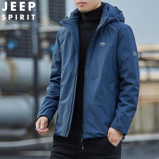 JEEP SPIRIT羽绒服男短款百搭羽绒服冬季时尚连帽外套潮HL7174 商品图2