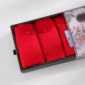 美奈川 如意红三条装内裤DK07345E