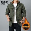 JEEP SPIRIT男外套秋冬装夹克宽松大码男装加绒棉服HL6632 商品缩略图0