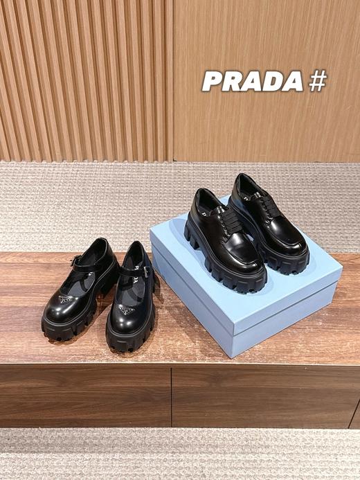 普拉达 新款厚底玛丽珍单鞋(DBG) 商品图0
