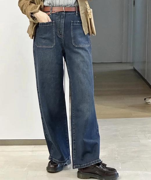 预售 重磅渠道  cd口袋牛仔裤 土耳其进口面料 超拉腿长 商品图1