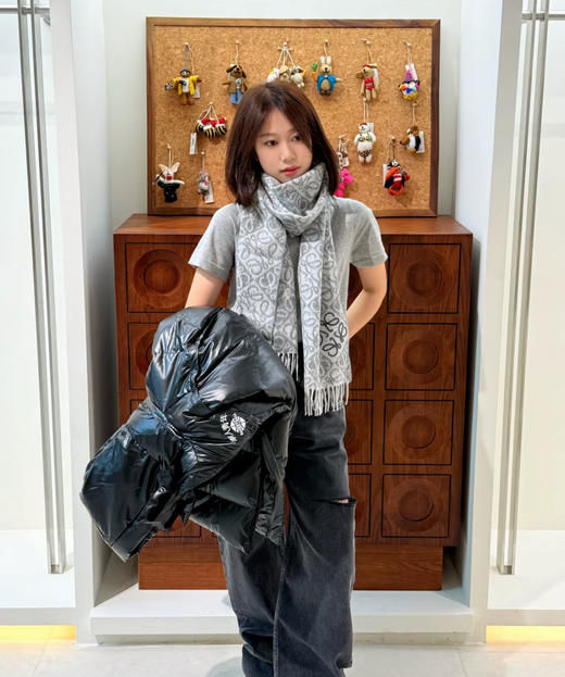 YP69-罗意威logo流苏围巾（DSX） 商品图4