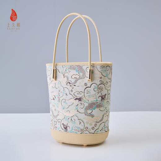 SAINTJOY/上久楷  宋锦拎包 牛龙图 XB3B015208002 （不含礼盒包装 商品图0