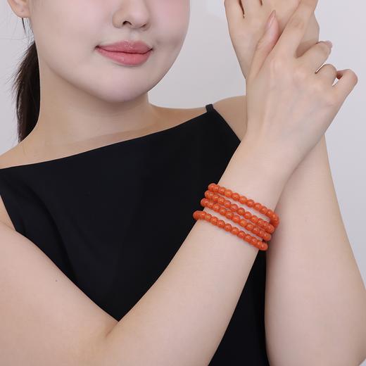 【挚友限定】联合料冰红南红·7mm108珠串 商品图5