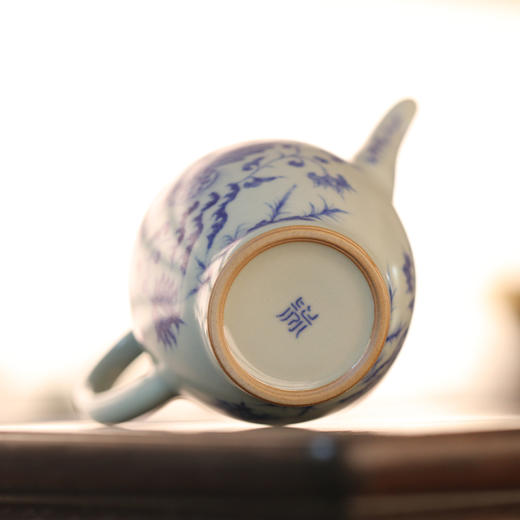 问鼎鼎青青花执壶公杯(缠枝凤凰) 商品图2