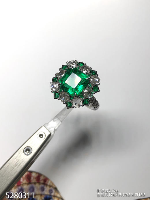 祖母绿钻石戒指【5280311】具体价格微信咨询 商品图3