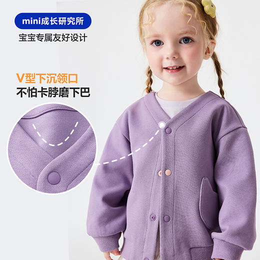 迷你巴拉男女童外套宝宝柔软网眼透气动物造型便服2026春新款★ 商品图3