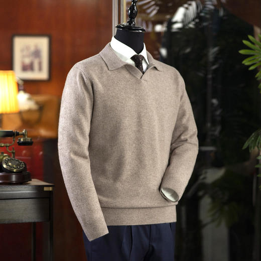 25新款秋冬男士羊毛羊绒 针织毛衣 三款多色可选 商品图3