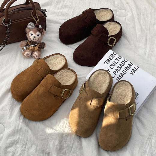 【限量赠品！】凯撒KAISER 复古休闲勃肯鞋 | 单里/棉里可选 半拖/全包 4.5-5厘米内增高 显高显瘦 秋冬百搭【棉全包、棉半包款 爆仓3-5天发货】 商品图11