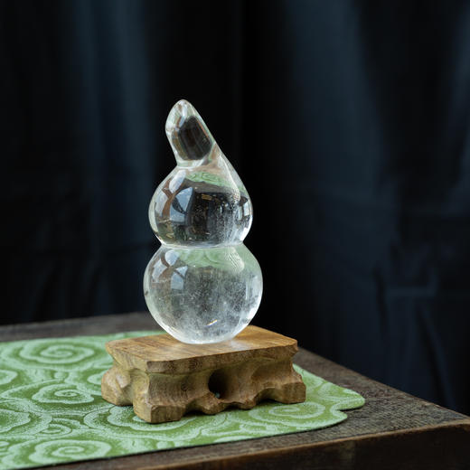 ²【安然水晶】水晶葫芦系列LS-183-1(48小时鉴赏期 ) HM02-CRMM-ARSJ 商品图2