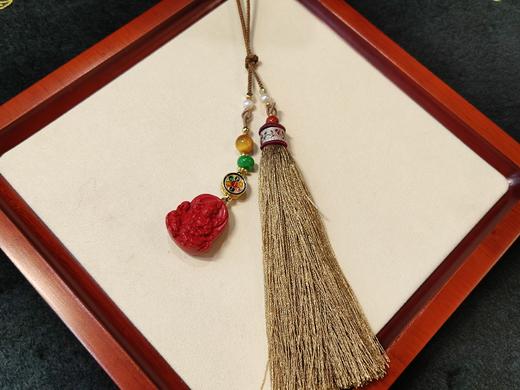 ²【安然水晶】高品朱砂包挂/车挂LS-61（48小时鉴赏期） HM02-CRMM-ARSJ 商品图2