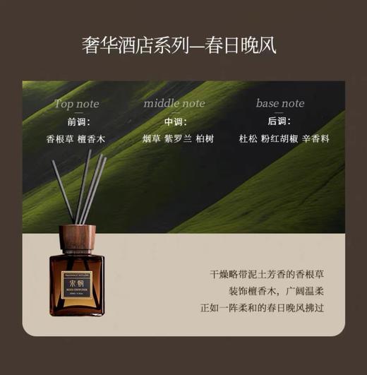 心选丨SC01宋朝香薰|奢华酒店系列 200ml/瓶无火香薰蜡烛室内家用持久精油 商品图8