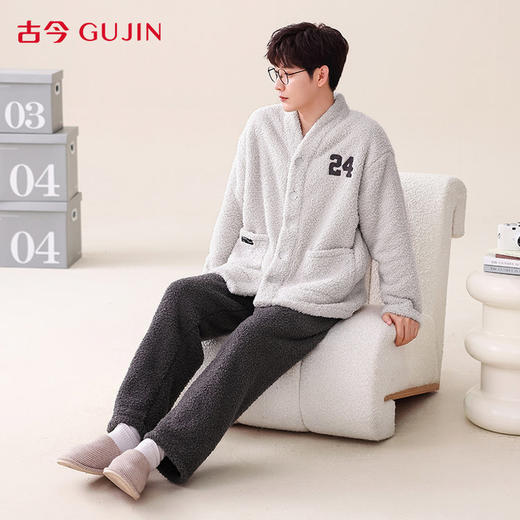 清仓特惠  古今半边绒高级面料家居服系列  男女款  A-5597 商品图1