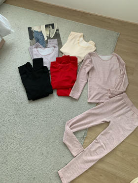 清仓捡漏❗️保暖加倍【顶嫣保暖套装】 ✅亲肤透气，轻塑形，保暖无需臃肿！ ✅圆领修身版型 弹性不紧绷 裸感无痕！ ✅黑科技腈纶发热纤维，锁温蓄热，防寒气侵袭！