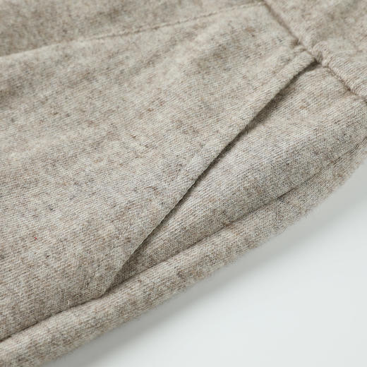 Famecoco范可儿优雅气质毛呢半身裙秋冬女高腰a字显瘦中长款加厚包臀裙半裙D198HA300 商品图3