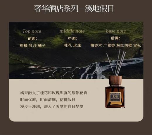 心选丨SC01宋朝香薰|奢华酒店系列 200ml/瓶无火香薰蜡烛室内家用持久精油 商品图5