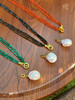 天然巴洛克珍珠 彩宝多用设计项链(南红/孔雀石/黑尖晶) 商品缩略图3