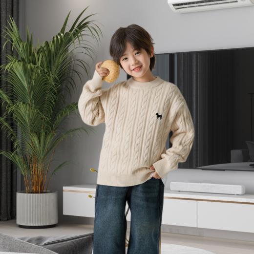 西蒙日记儿童小马刺绣毛衣2509 商品图7