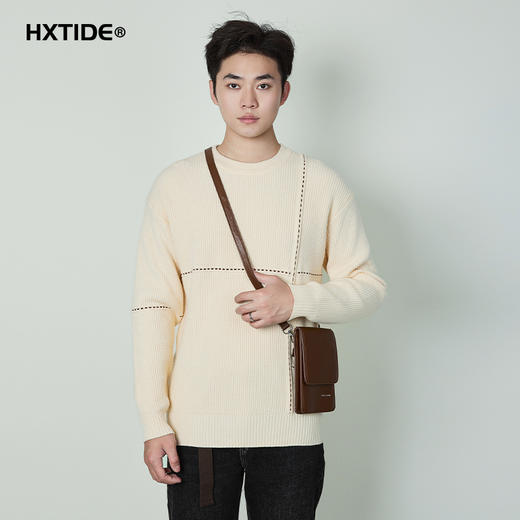 【断码清仓】HX 冬季圆领毛衫S107444216101 商品图2