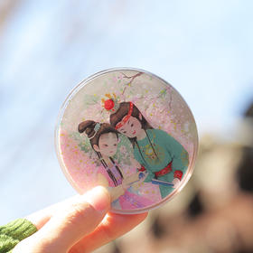 宝黛共读流沙冰箱贴