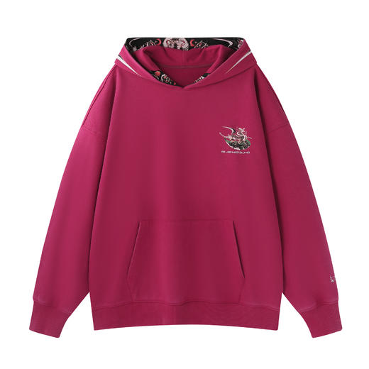 敦煌联名BJHG不计后果卫衣男款冬美式重磅连帽情侣做旧印花上衣女 商品图4