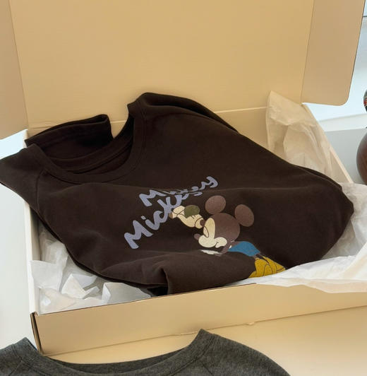 韩国订单磨毛棉米奇打底衫t恤12291 商品图10