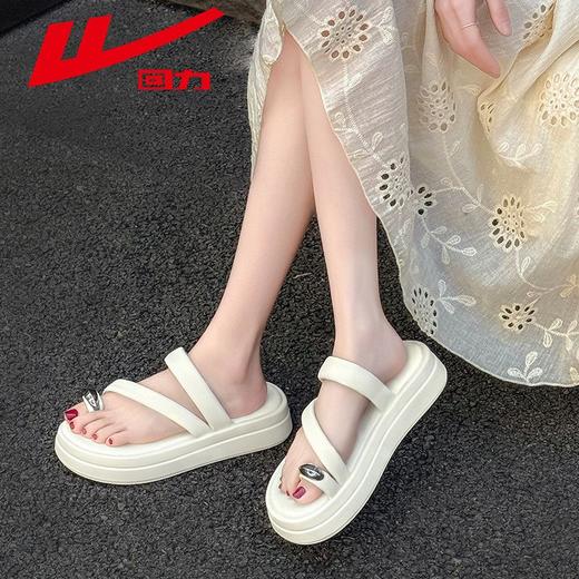 回力凉拖鞋女夏季2025新款时尚高级感配裙子外穿厚底夹趾凉鞋女款 商品图2
