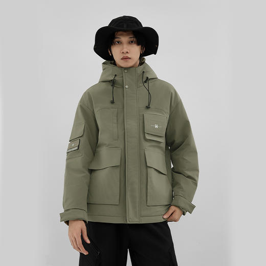 HX 冬季短款带帽羽绒服冲锋户外系列S100444279101/02/03 商品图10