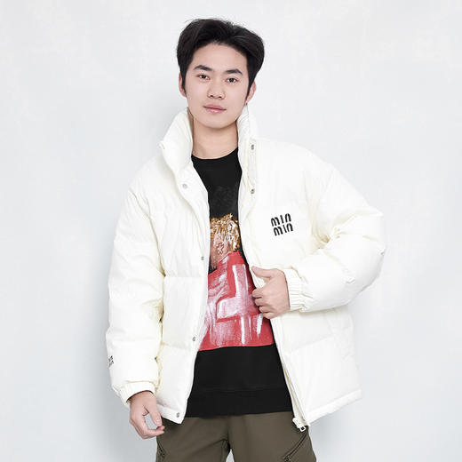 【新品上新】HX 冬季短款立领皮羽绒服C100440031101/02 商品图8