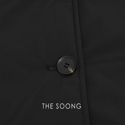 THESOONG"极简本质"经典羊毛轻盈保暖中长款风衣外套HWFY8349 商品图2