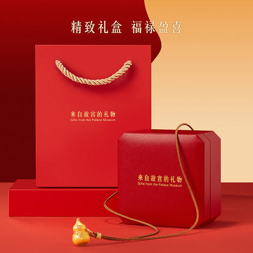【故宫饰品】如意宝葫芦毛衣链文创吊坠项链圣诞新年本命年生日礼物 商品图2