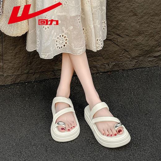 回力凉拖鞋女夏季2025新款时尚高级感配裙子外穿厚底夹趾凉鞋女款 商品图1