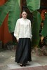 漫物记丝麻立领长袖衬衫MWJ-513 商品缩略图0