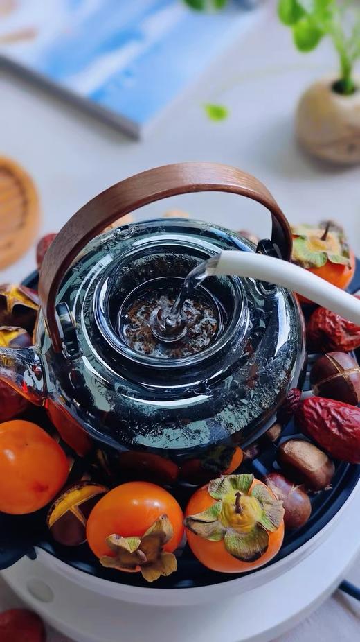 【Glasslock新品围炉煮茶器】比国补再降82！一炉多用=暖茶+温酒+烧烤+取暖+烤火，送原装茶壶+烤网，远红外加热，无明火无排放食品级材质，耐高温微晶面板，三挡温度可调800ml容量，不挑壶具 商品图7