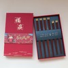 【马年筷鸡翅木筷子礼盒套装】6双家用红檀木筷子 家庭套装礼盒 商品缩略图9