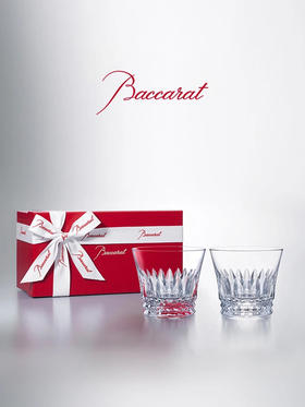Baccarat巴卡拉 天天巴卡拉系列 皇冠 烟火之光威士忌平底对杯
