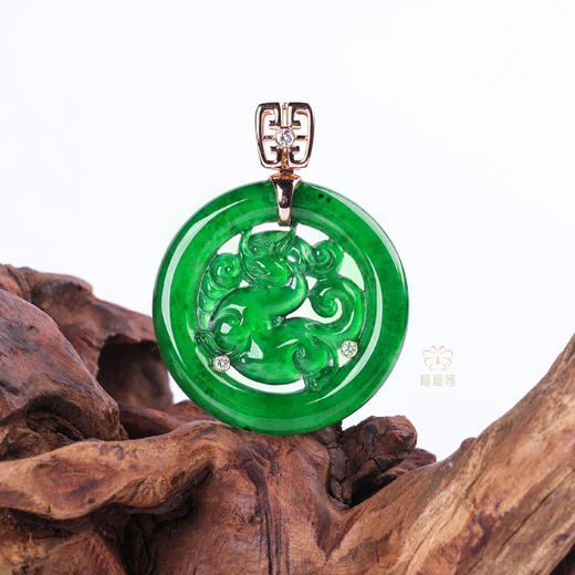 【龙腾】翡翠螭龙挂坠-GZ12409006 商品图3