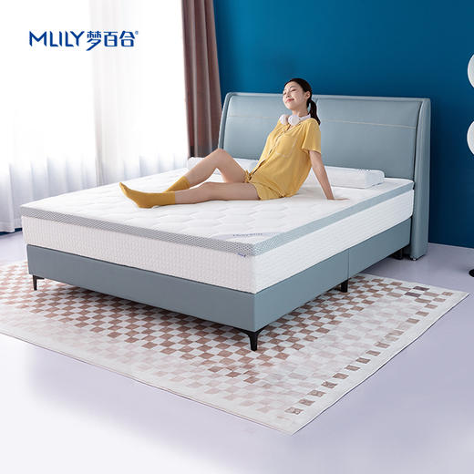 【冯站长】梦百合舒梦记忆棉床垫软垫宿舍卧室家用（宽度120cm以上 含120cm） 商品图0