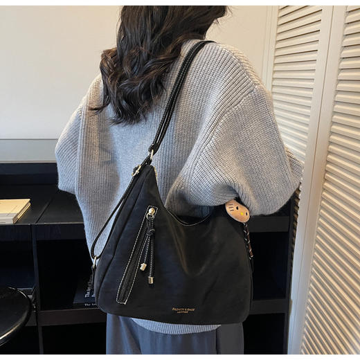 【YW】无忧购休闲复古大容量女式双肩包多用单肩托特包FH0896（截单后3-5天发货) 商品图11