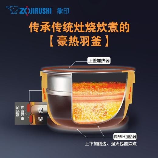 ZOJIRUSHI象印日本原装进口压力IH家用电饭煲AI智能炊煮BSH10C 3L 5L 商品图1