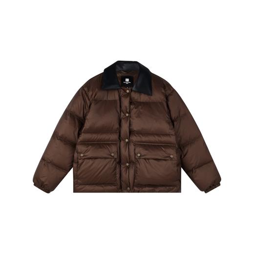 Oneup pu皮领宽松口袋羽绒（男女同款） 商品图10