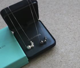 醉佳配角之 又一波 哈！蒂 施华的人造珠+925银 针式尾链 项链 2色入