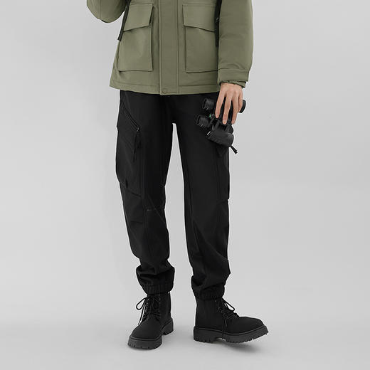 【新品上新】HX 冬季工装休闲长裤加绒S203444125101/02 商品图3