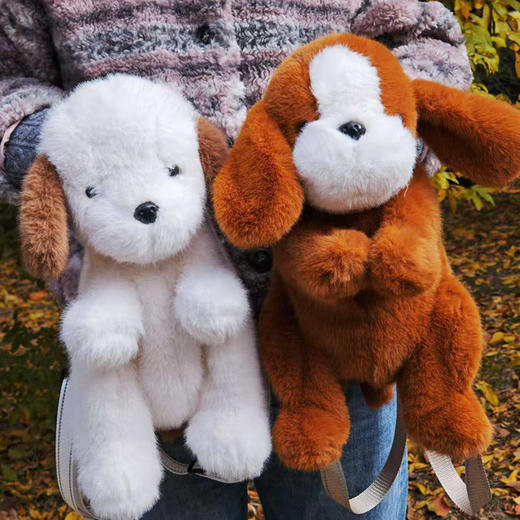 35cm坐趴小狗双肩包-纪念日百货门店同款166195531 商品图0