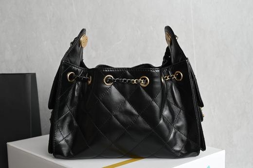 GZ279-香奈儿25bag mini 油蜡皮鸳鸯扣 荔枝纹银扣 荔枝纹金扣（LZ*MM） 商品图3