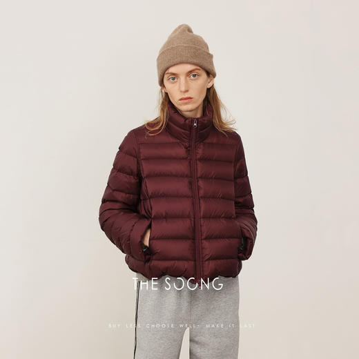 THESOONG"排骨羽绒"90白鹅绒7针间线保暖立领羽绒服HWYRF8287 商品图9